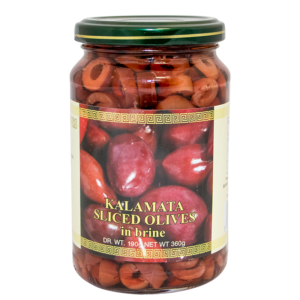 Kalamata Slice Olives (Glass Jars)