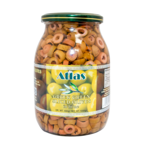Slice Green Olives (Glass Jars)
