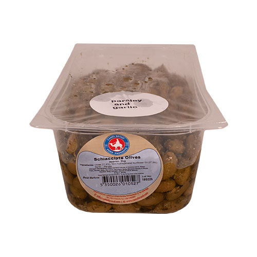 Schiacciato Olives with Parsley and Garlic