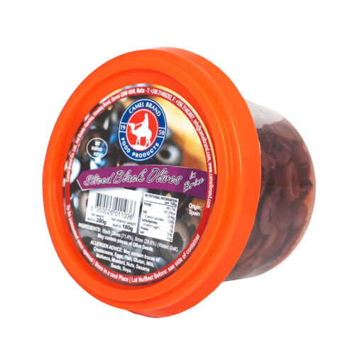 SLICE BLACK OLIVES in Brine