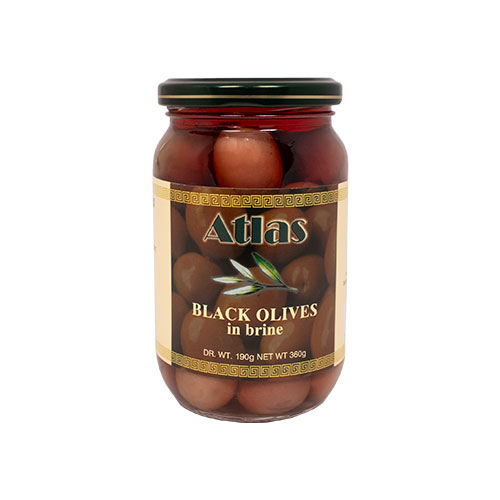 Atlas Whole Black Olives