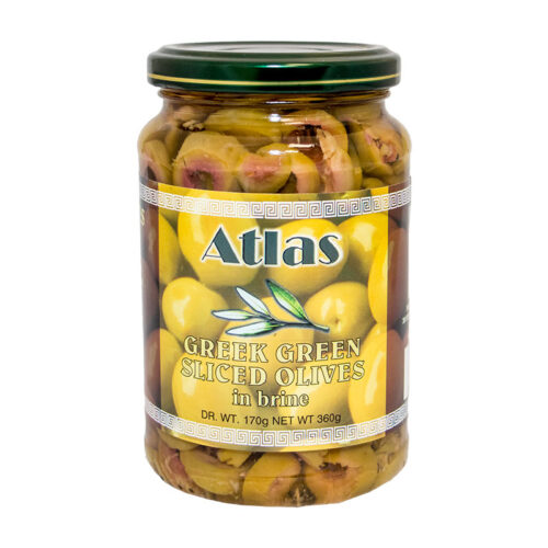 Atlas Slice Green Olives