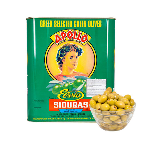 Siouras Pitted Green Olives